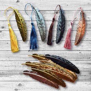 Feather Metal Bookmark | Unique Book Marks | 12-Step Program Gifts | Sobriety Trinkets