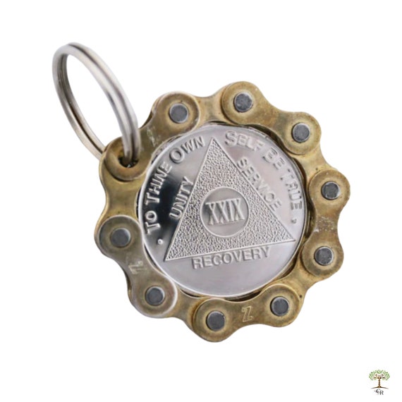 Aa coin deals keychain holder