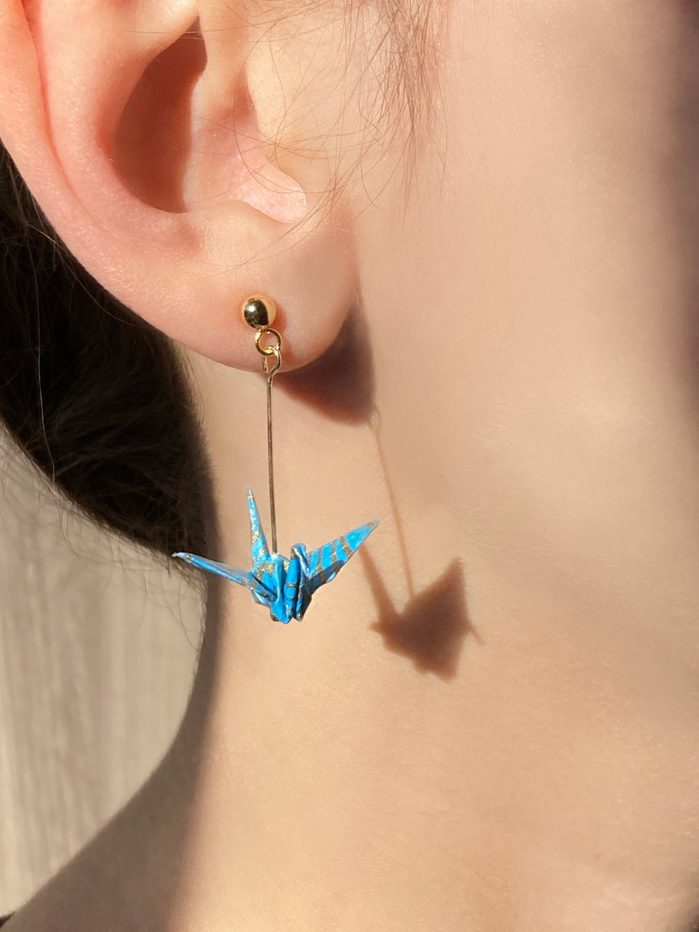 Etsy origami earrings discount