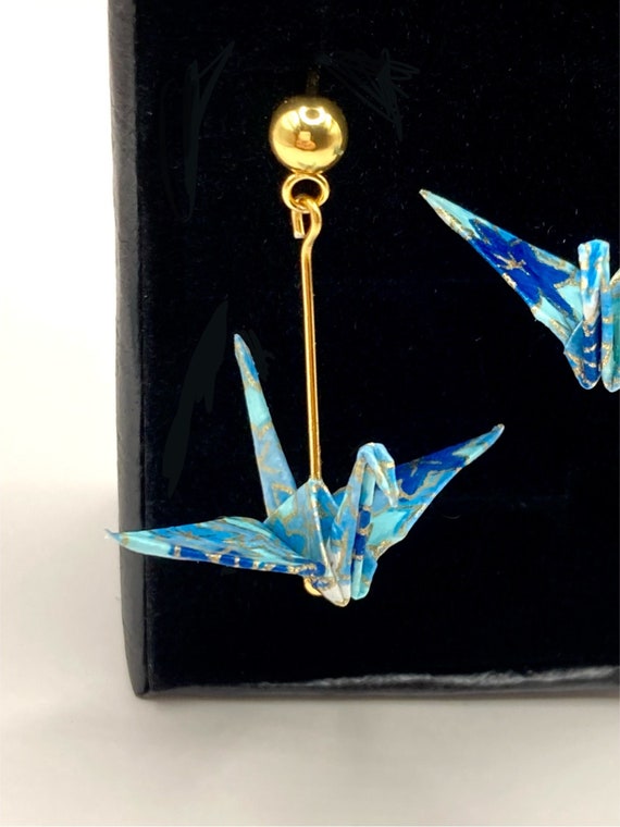 Origami Paper Crane Slide Bird Sterling Silver Origami Paper Crane Slide Bird Sterling Silver
