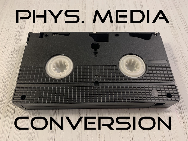 VHS/VHSC to Digital Etsy