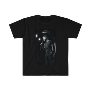 Theo Von, Black and White, Comedian Shirt, Standup Tshirt, Microphone Pixel Art, Funny and Candid, Photography