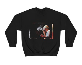 アリ・シャッファー、喫煙、コメディアンのセーター、スタンドアップTシャツ、マイクのピクセルアート、面白くて率直、陽気なコメディの写真