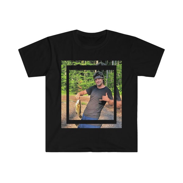 Theo Von, Fish, Comedian Shirt, Standup Tshirt, Microphone Pixel Art, Funny and Candid, Photography