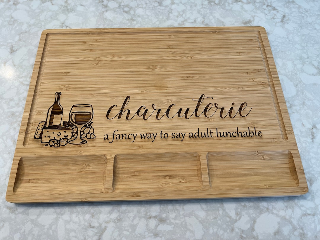 Elevate Your Entertaining Beautifully Crafted Bamboo Charcuterie Board