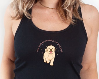 Funny Dog Tank Top, tanque de tema de perro, los perros deben ser recompensados por no ser personas, perros sobre personas, camisa de mamá de perro