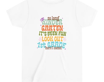 Hasta luego jardín de infantes, cuidado primer grado, nuevo año escolar, ha sido divertido, camisas escolares para niños, camisas del año escolar