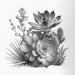 Succulent Wall Art Digital Download