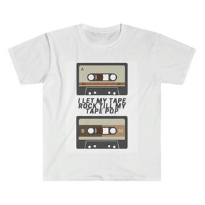 Retro Hip-Hop Cassette Tape T-Shirt Unisex