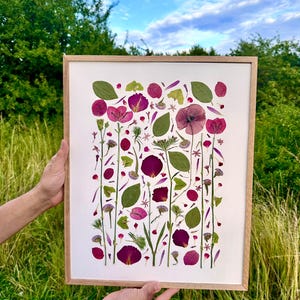 Harmony -Pressed Flower Wall Art-