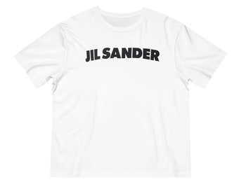 Jil Sander Logo Gedrucktes Rundhals-T-Shirt