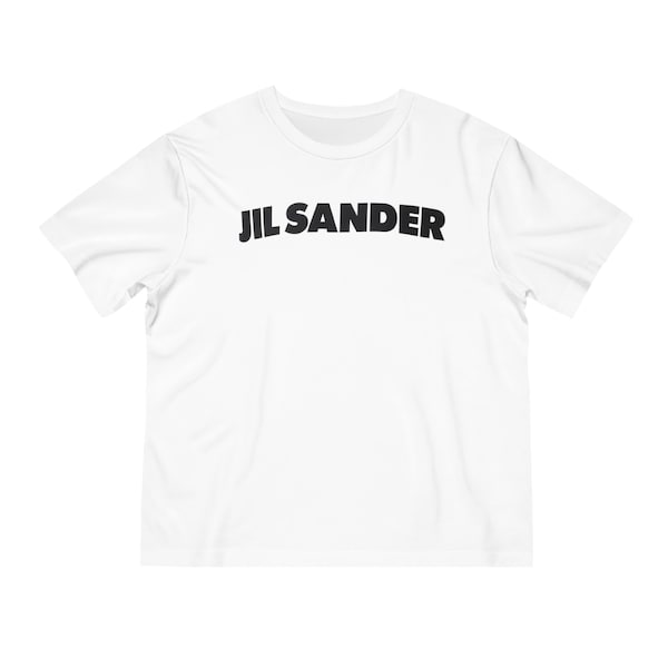 T-shirt à col rond imprimé logo Jil Sander