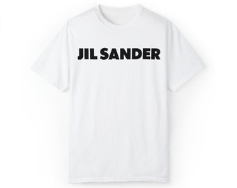 Jil Sander T-shirt met ronde hals en logoprint