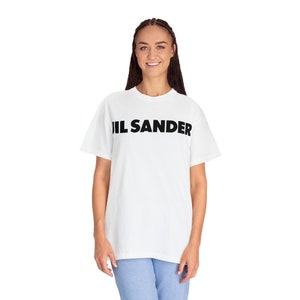 Jil Sander Logo Printed Crewneck T-Shirt zdjęcie 4