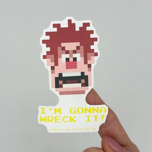Wreck It Ralph Sticker, Fix It Felix Jr Waterproof