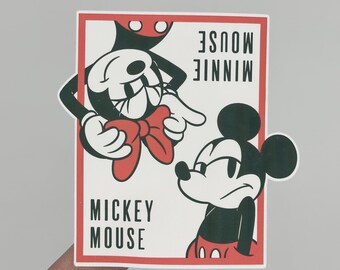Minnie Mouse and Mickey Mouse Sticker
