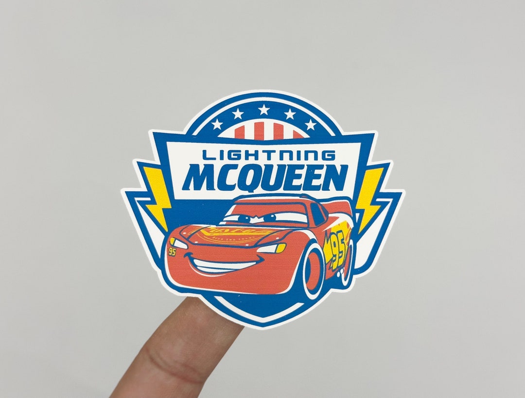 Lightning Mcqueen Sticker Cars Sticker Lightning Mcqueen - Etsy