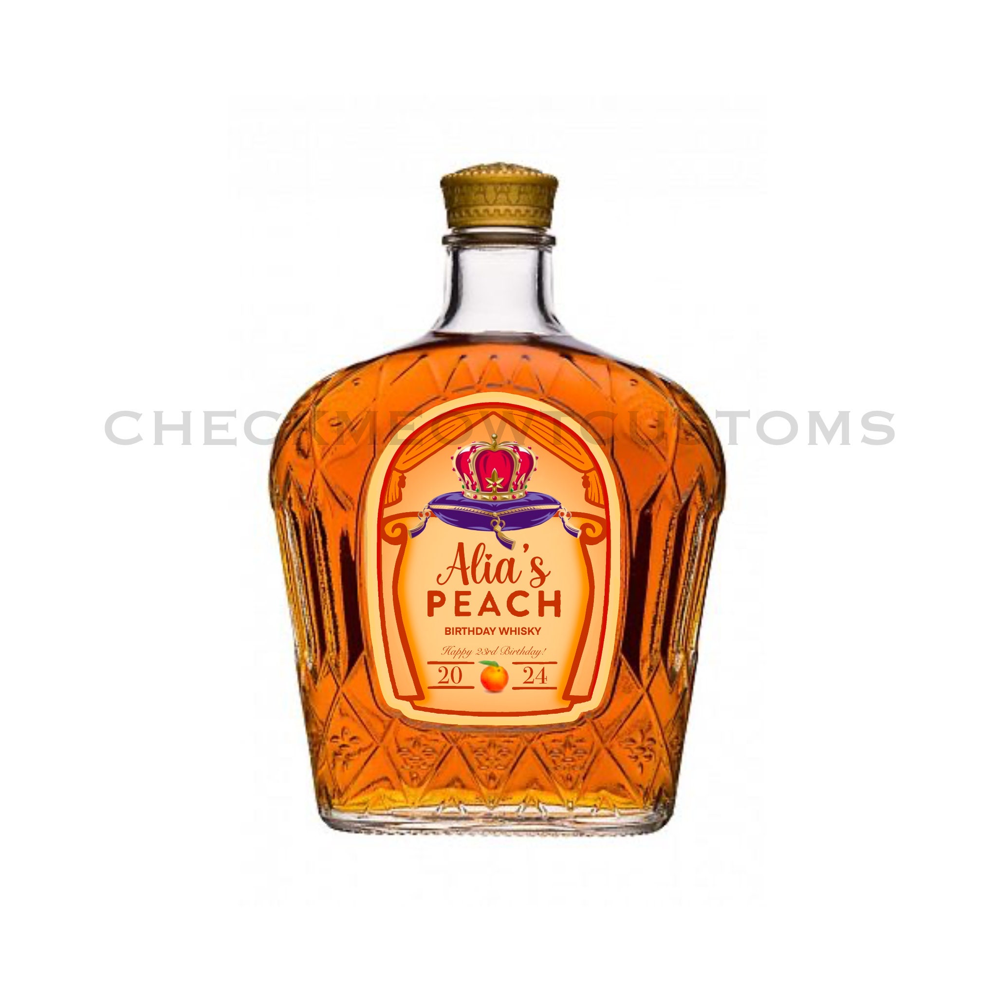 Custom Birthday Whiskey Label (digital), Birthday Gift, Custom Gift ...