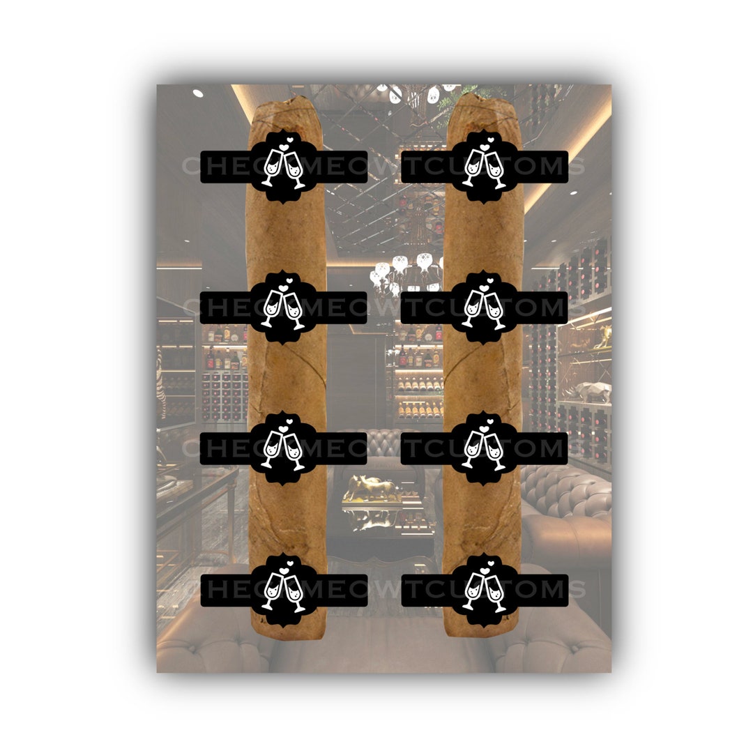 Cigar Labels, Wedding Printables, Bachelor Party Decor, Wedding Gifts ...