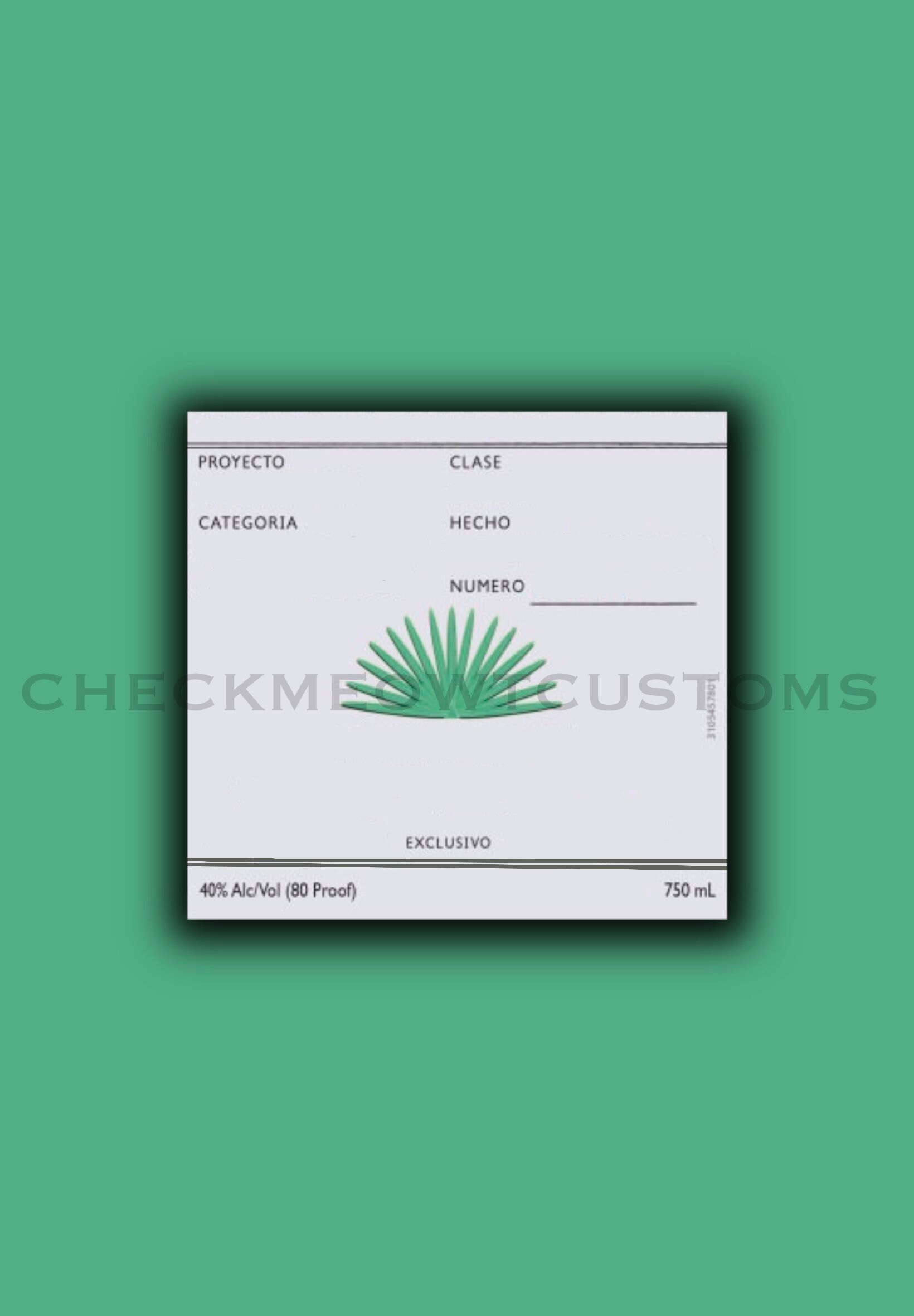 Tequila Label Template Casamigos Label Printable Gifts Etsy
