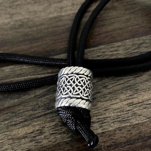 Celtic Band Paracord Bead Made In USA Lanyard Bead Knife Accessories