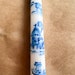 Set of 2 Blue French Toile Taper Candles Handmade Gift, Housewarming Gift, Wedding Gift, Mother ...
