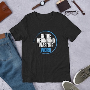 Chemise verset biblique Jean 1:1 - T-shirt unisexe chrétien