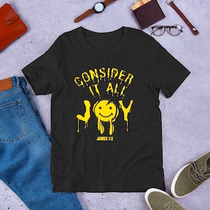 Choose Joy T-Shirt: Inspirational Christian Unisex Tee
