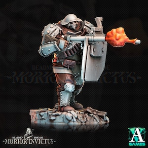 Deadmen Brigade | Iron Guard | Morior Invictus | Archvillain Games | 7x Models and bases | Choose sized for 32mm or 40mm base and mini
