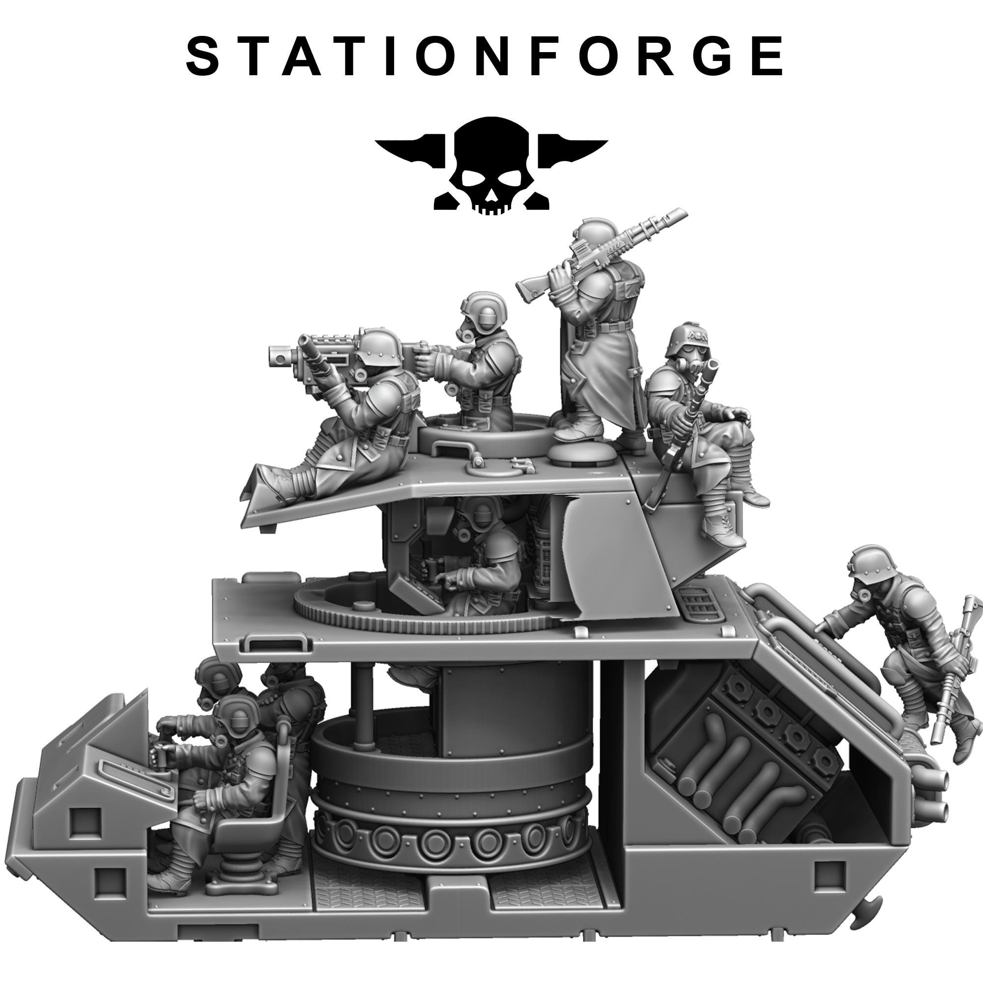 Grimguard Battle Tank 2 0 Stationforge 1x 32mm Scale Tank Now With 
