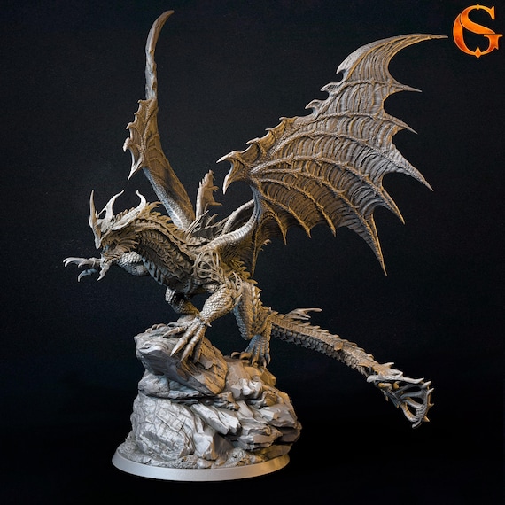 Archoclonius, the Adult Horned Dragon | Solgood | 1x 3D ABS Resin