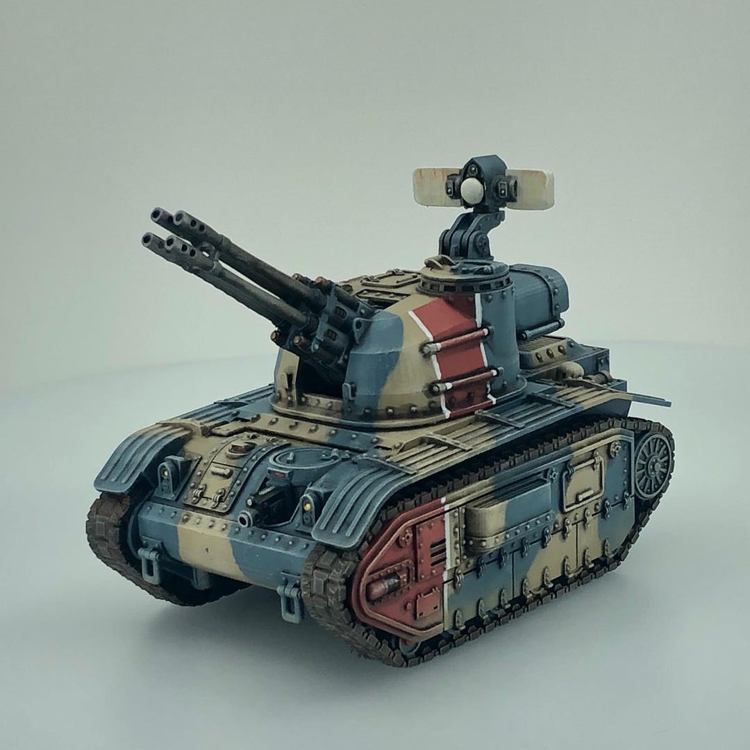 Cerberus AAA - Anti-aircraft Tank | Nate Feyma | 32mm Scale 3D ABS ...