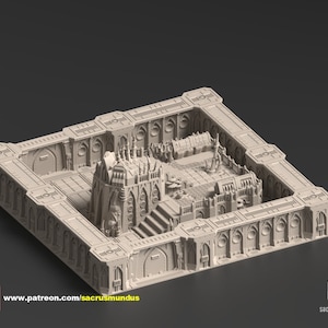 Outbreak facility - Bridge Room | Sacrusmundus | Immerse yourself in detailed building terrain to play in | Choose the parts you&#39;d like
