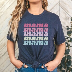 Mama Shirt for Mom - Gift for Mom - Mothers Day Gift - Mama - MAMA Shirt for Mother - Mom Gift - New Mom - Color Palette Mama T-Shirt