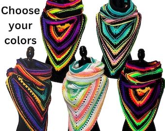 Hooded Scarf Custom Color Options Handmade Cowl Wild Oleander Hooded Scarf