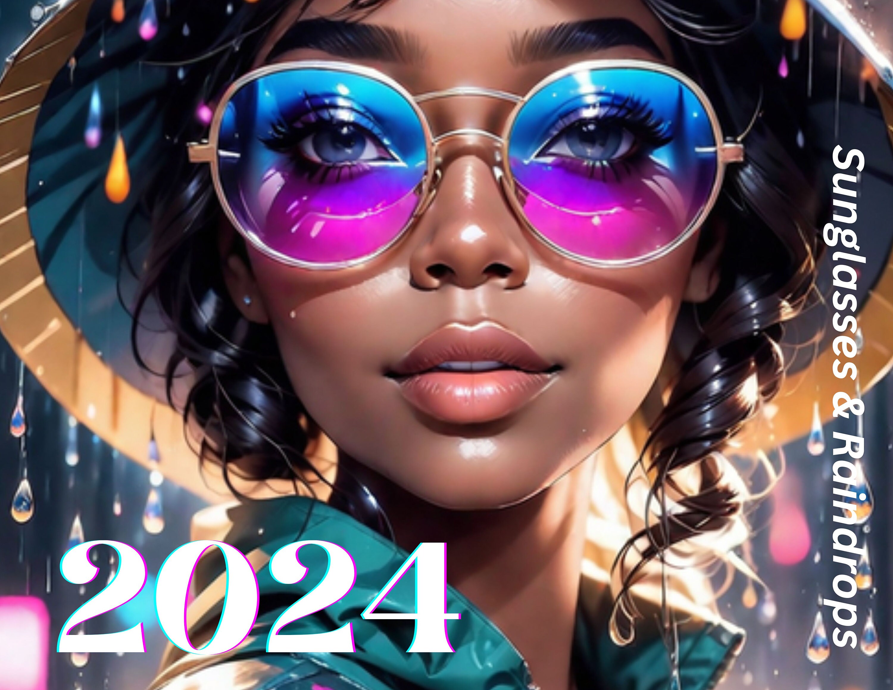 Wall Calendar 2024, 2024 Calendar, Color 2024 Wall Calendar, Calendar