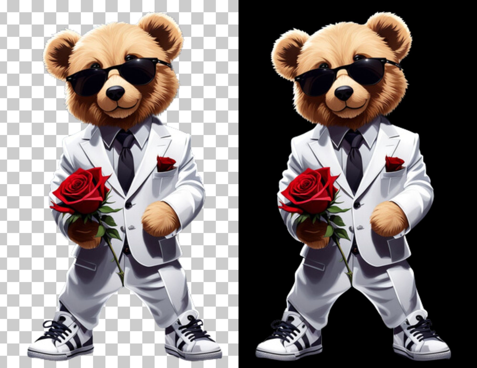 Teddy Bear Valentine Clip Art Bundle, Teddy Bear Clipart - Etsy