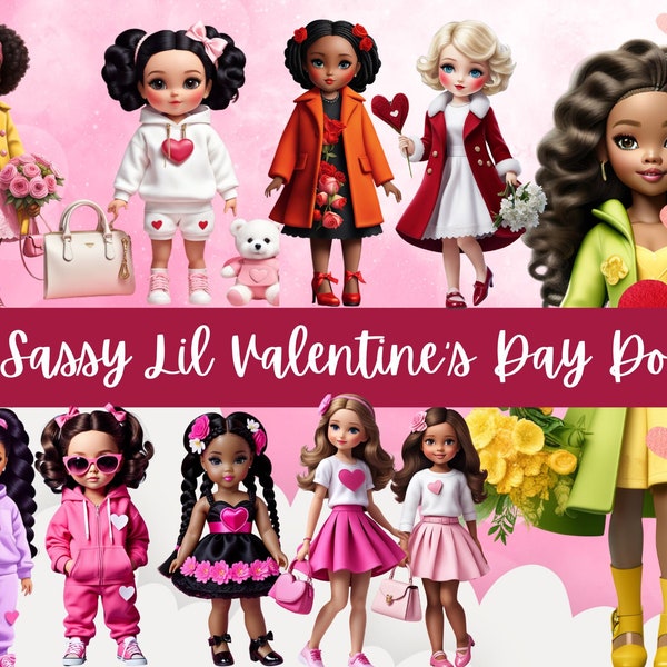 28 Sassy Little Valentine's Day Dolls