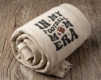 Sudadera "En mi época de mamá futbolera" / Sudadera retro de fútbol / Conjunto para el día del partido / Regalo de cumpleaños para el Día de la Madre / Suéter cómodo para la previa del partido