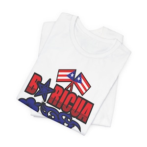 Puerto Rican Pride Tee, Boricua T-shirt - Unisex Jersey Short Sleeve Tee, Graphic Tee, Patriotic Shirt, Cultural Tee, Caribbean Pride Shirt