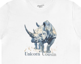 Unicorn Cousin 02022 | rhino t-shirt,rhinoceros tee,safari vibes shirt,horse ranch,cottage lover,save chubby unicorn,wildlife support