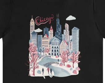 Chicago 02014 | state shirt,windy city tee,illinois tshirt,landmarks,vacation,architecture,vintage graphic,streetwear,neighborhood,tourist