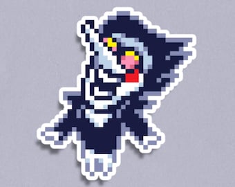 Spamton Premium Sticker - Undertale Pixel Art Sticker