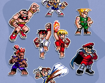 Street Fighter 6 Premium Sticker Set - Includes 8+ Stickers!