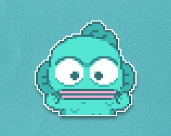 Hangyodon Premium Sticker - Sanrio Pixel Art Sticker
