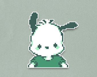 Pochacco Premium Sticker - Sanrio Pixel Art Sticker