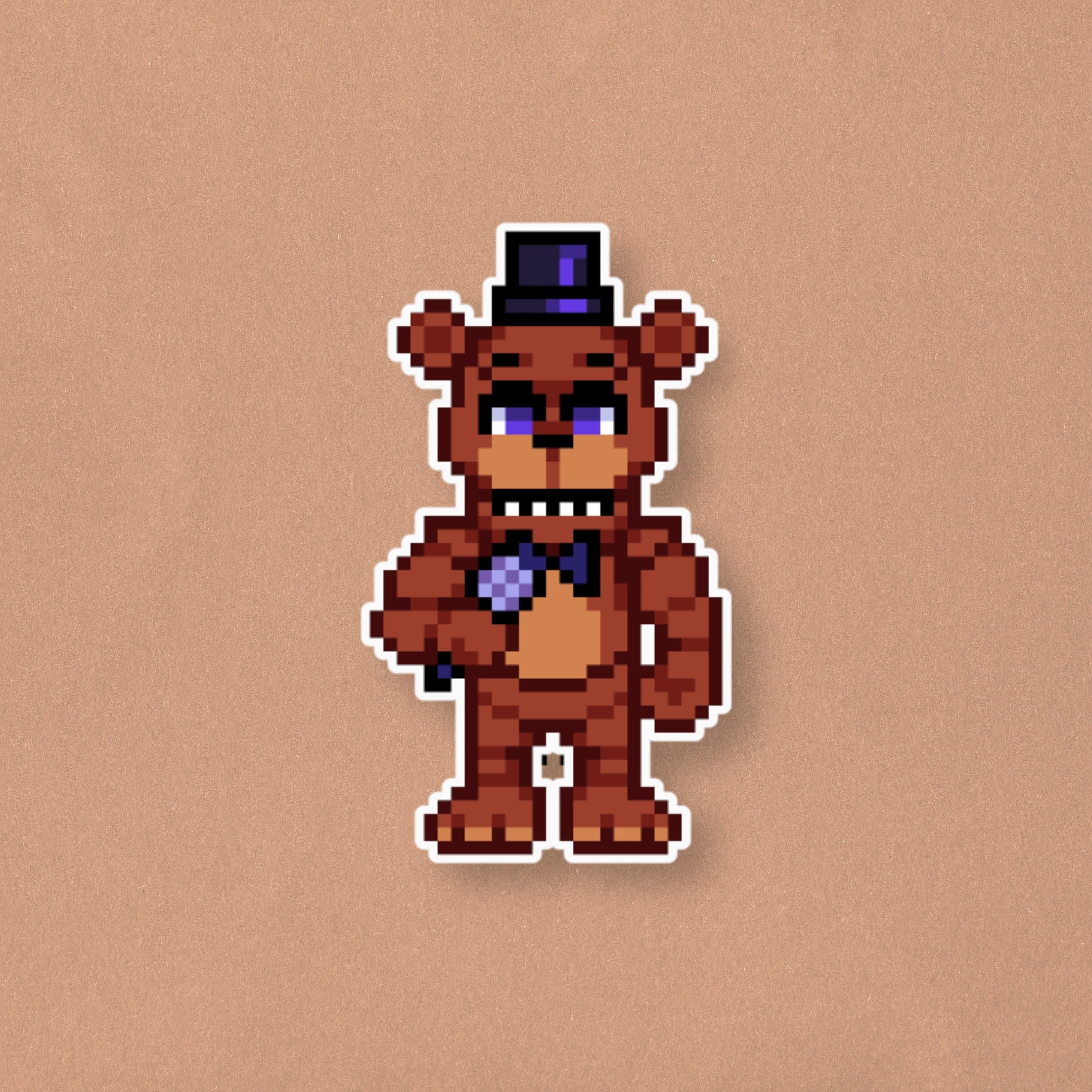 Five Nights at Freddy's 3 - Pixel art - Phantom Freddy | Sticker