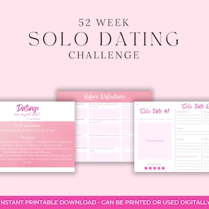 Your 52-Week Solo Date Journal: A Year of Self-Love, Adventure, and Personal Growth with solo date ideas