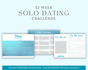 Your 52-Week Solo Date Journal: A Year of Self-Love, Adventure, and Personal Growth with solo date ideas