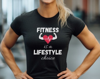 Camiseta de estilo de vida fitness: camiseta unisex para entrenar en el gimnasio